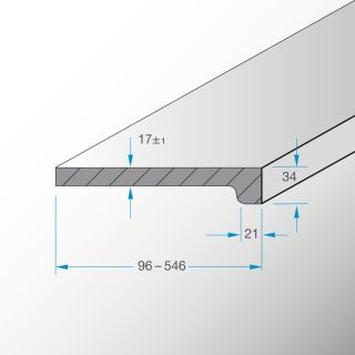 Werzalit Expona Innenfensterbank