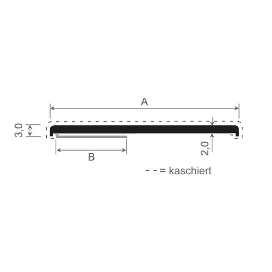 Fensterleisten Flachprofil 4cm 3 cm bis 6m Länge in Wuppertal